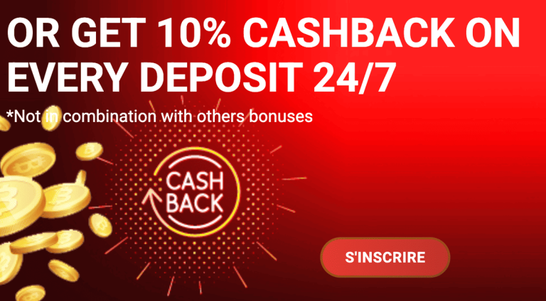 KingBit Casino cashback